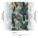 As Creation|Wall mural tropical palm and monstera leaves|Wallmurals