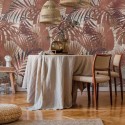 As Creation|Wandbild tropisch exotische Pflanzen braun|Wandbild