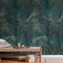 As Creation|Papier Peint plantes sauvages tropicales vertes|Papier Peint