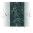 As Creation|Papier Peint plantes sauvages tropicales vertes|Papier Peint