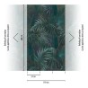 As Creation|Papier Peint plantes sauvages tropicales vertes|Papier Peint