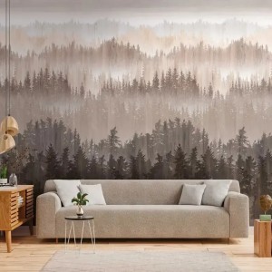 Casamance|Unifarbene Tapete hellgrau Textileffekt matt|Tapeten