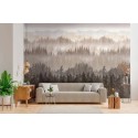 As Creation|Wandbild skandinavisch abstrakte Landschaft braun|Wandbild