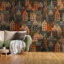 As Creation|Urban multicolored figurative style wallpaper|Figurative