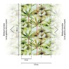 As Creation|Papier Peint palmiers exotiques tropicaux verts|Papier Peint