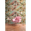 As Creation|Wallpaper tropical with green and beige palm trees and bananas|Wallpaper