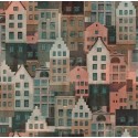 As Creation|Wallpaper figurative style in green tones|Figurative