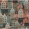 As Creation|Wallpaper figurative style in green tones|Figurative