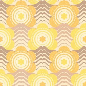 As Creation|Papier Peint rétro style années orange, jaune|Rétro