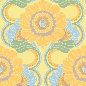 As Creation|Wallpaper floral hippie retro pink, white|Retro