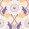 As Creation|Papier Peint floral style rétro rose, violet|Rétro
