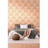 As Creation|Wallpaper floral hippie retro pink, white|Retro