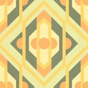 Papeldecor|Wallpaper retro Art Deco style brown and black|Wallpaper