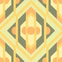 As Creation|Tapete geometrisches Design aus dener Jahren in Grün, Orange|Retro