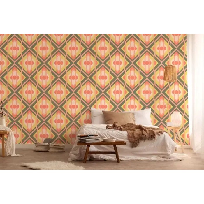 As Creation|Tapete geometrischer Jahre Retro-Stil|Retro