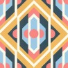 As Creation|Tapete geometrischer Jahre Retro-Stil mehrfarbig|Retro
