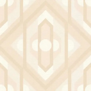 Rasch|Papel pintado retro azul y verde moderno|Retro