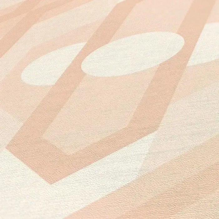 As Creation|Tapeteer Jahre Retro-Stil in Rosa und Beige|Retro