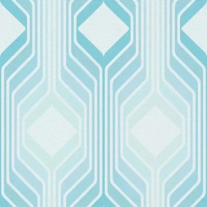 As Creation|Papel pintado rombos estilo retro rosado, beige|Retro