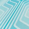 As Creation|Papel pintado rombos psicodélicos estilo retro turquesa|Retro