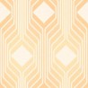 As Creation|Tapete psychedelische Retro-Rauten in Orange|Retro