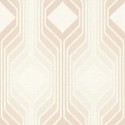 As Creation|Tapete psychedelische Rauten derer Jahre beige|Retro
