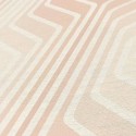 As Creation|Tapete psychedelische Rauten derer Jahre beige|Retro