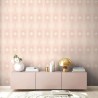 As Creation|Papel pintado rombos estilo retro rosado, beige|Retro
