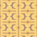 As Creation|Retros style geometric wallpaper in yellow|Retro