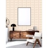 As Creation|Beige retro-style geometric wallpaper|Retro
