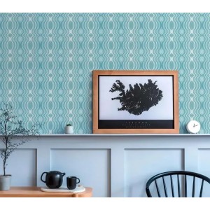 Erismann|Papel pintado moderno negro curvas y rayas|Papel Pintado 2