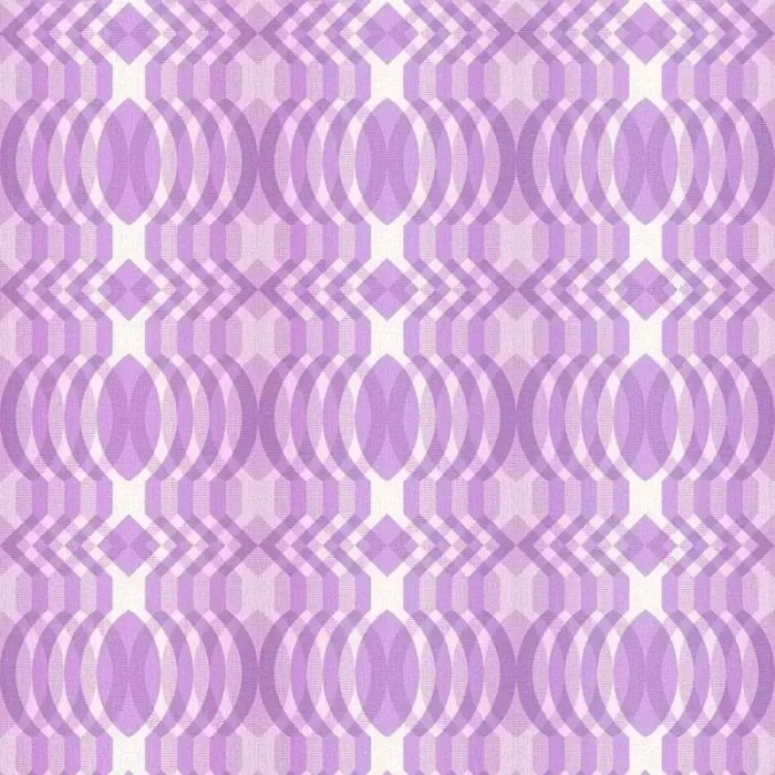 Papel pintado geométrico estilo retro violeta - As Creation Retro Chic 395343