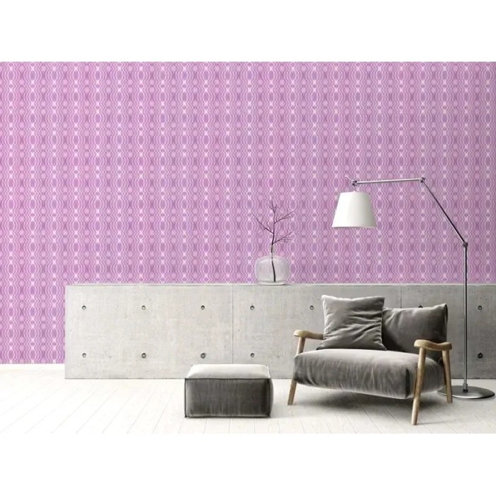 As Creation|Papier Peint géométrique style rétro violet|Rétro