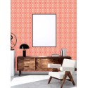 As Creation|Tapete geometrisch im Retro-Stil in Rot|Retro