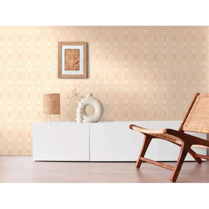 As Creation|Tapete geometrisches Retro-Design beige|Retro