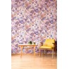 Papel pintado flores hippies años rosa, violeta - As Creation Retro Chic 395351