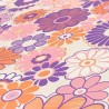 As Creation|Papier Peint fleurs hippies années rose, violet|Rétro