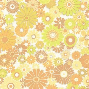 As Creation|Papier Peint fleurs hippies années rose, violet|Rétro