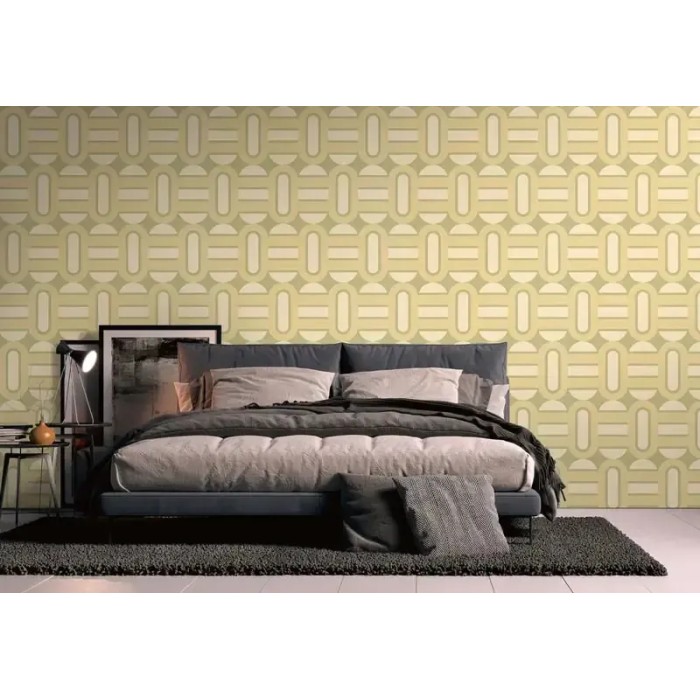 As Creation|Retro geometric Wallpaper,s green|Retro