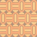 As Creation|Papier Peint style rétro années orange|Rétro