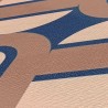 As Creation|Papier Peint géométriques rétro années marron, bleu|Rétro