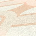 As Creation|Papier Peint géométrique rétro années rose, beige|Rétro