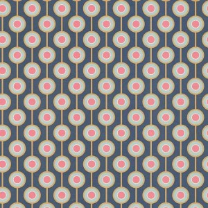 Casamance|Wallpaper floral Art Nouveau beige|Retro
