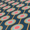 As Creation|Tapete Kreise Dots Retro-Stiler Jahre Blau|Retro