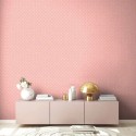 As Creation|Wallpaper circles dots retro styles pink|Retro