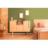 As Creation|Wallpaper retro-style green turkey feather|Retro