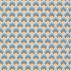 Rasch|Papier peint fleuri imprimé feuilles beige|Papier Peint