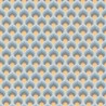 As Creation|Wallpaper retro style blue and yellow turkey feather|Retro