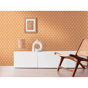 Marburg|Wallpaper modern green 3D wood blocks|3D Effect 2