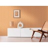 As Creation|Wallpaper feathers turkey retro style brown, orange|Retro